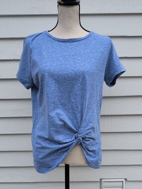 Alison Andrews Twist-Front Short Sleeve Top